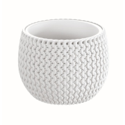 Květináč SPLOFY BOWL s vkladem 18 cm - barva: bílá