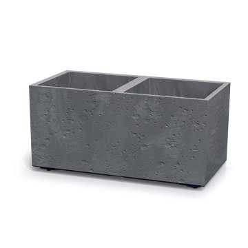 Kvetináč Prosperplast SIERRA CASE beton effect 77 cm šedý