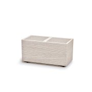 Kvetináč Prosperplast MADERA CASE eco wood 57,7 cm bílý eco