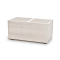 Kvetináč Prosperplast MADERA CASE eco wood 77 cm bílý eco