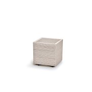 Kvetináč Prosperplast MADERA SQUARE eco wood 28,8 cm bílý eco
