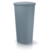 Sud na dešťovou vodu SMOOTH 200 l - barva: světle šedá