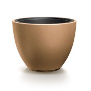 Květináč HEOS ECO WOOD s vkladem 29,8 cm - barva: naturo ECO
