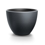 Květináč HEOS ECO WOOD s vkladem 56,9 cm - barva: antracit ECO