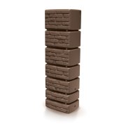 Sud na dešťovou vodu TOWER BRICK 350 l - barva: rustikální cihlová