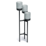 Stojan Prosperplast na kvety Bloomie Stand sivý 42 cm