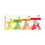 Detský bicykel Dino Bikes 412UL zelené 12" chlapčenské