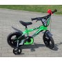 Detský bicykel Dino Bikes 412UL zelené 12" chlapčenské