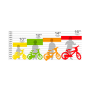 Detský bicykel Dino Bikes 164GLN SNOW QUEEN 16" dievčenské
