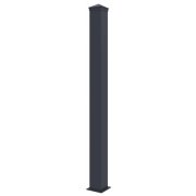 Stĺpik G21 pre plotové pole 10x169 cm s patkou, antracitový