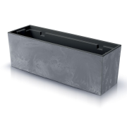 Truhlík URBI CASE BETON EFFECT s vkladem 77 cm - barva: marengo