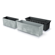 Truhlík URBI CASE BETON EFFECT s vkladem 58 cm - barva: písková