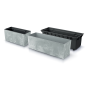 Truhlík URBI CASE BETON EFFECT s vkladem 39,5 cm - barva: antracit
