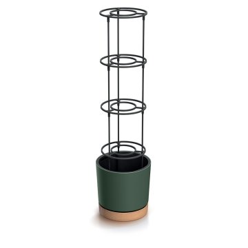 Kvetináč Prosperplast HOME GROWER na pěstování rajčat 14,5 l tmavě zelený